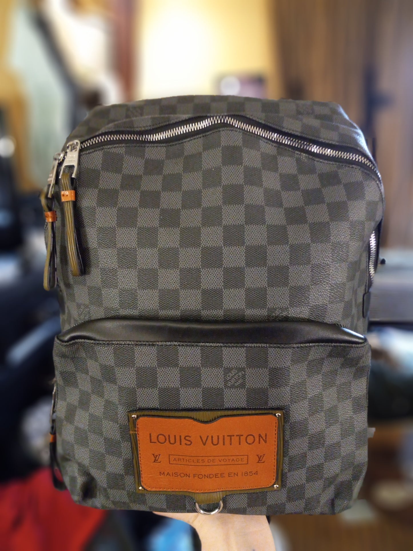 Preloved Louis Vuitton Coated Canvas Available in Signature Brown Monogram & Gray Damier