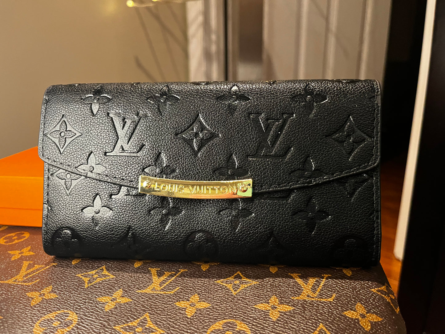 Louis Vuitton Embossed Billfold Wallet