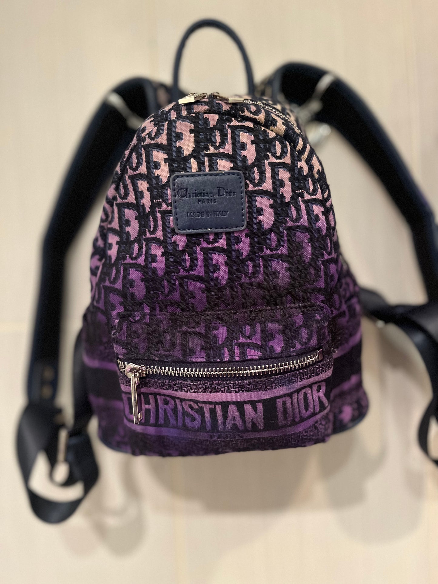 Preloved Toasted x Coll Dior Purple Haze Backpack w/ Monogram