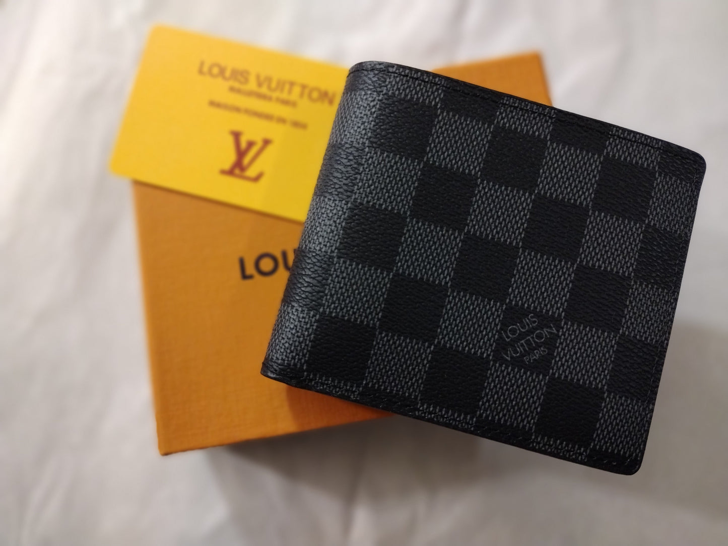 Preloved Louis Vuitton Damier Graphite Billfold Wallet