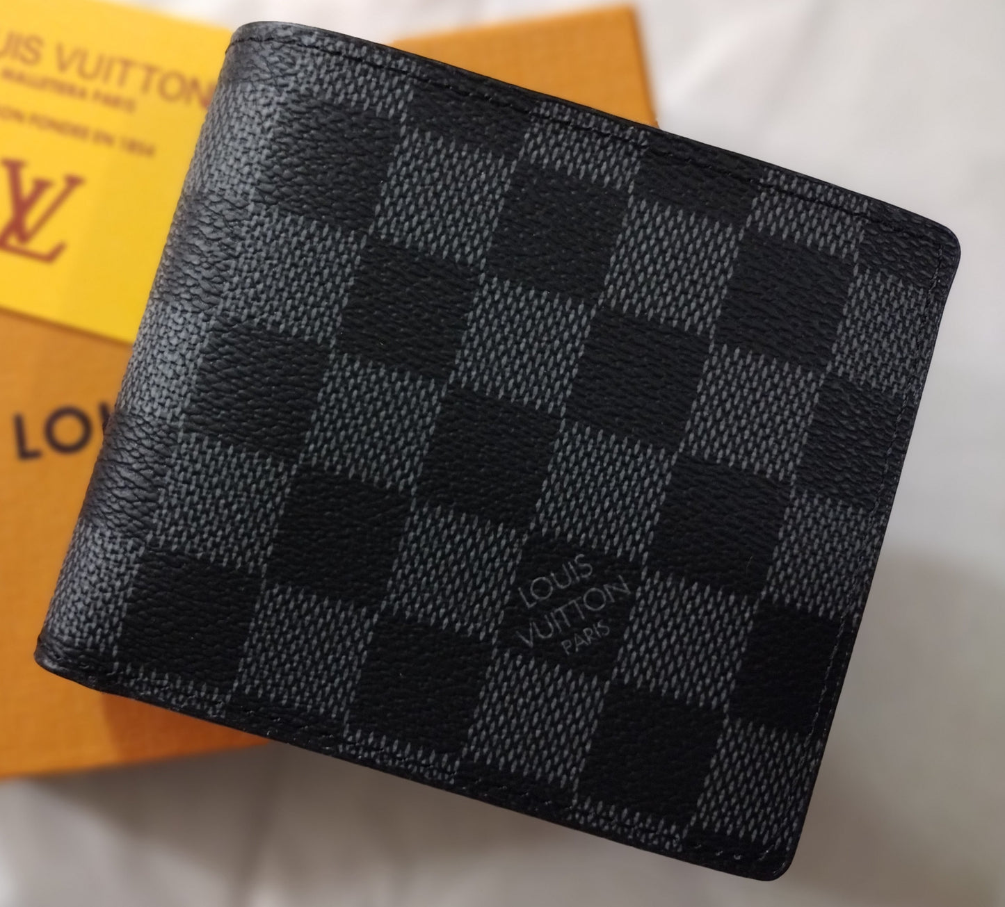 Preloved Louis Vuitton Damier Graphite Billfold Wallet