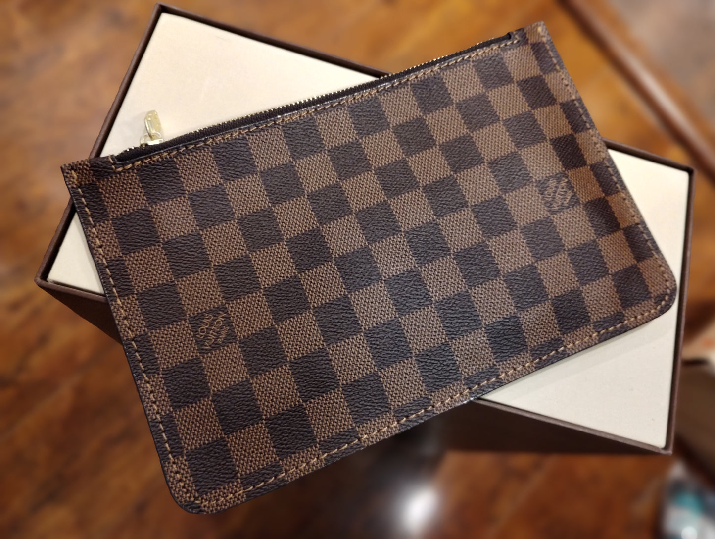 Louis Vuitton Preloved Neverfull Damier