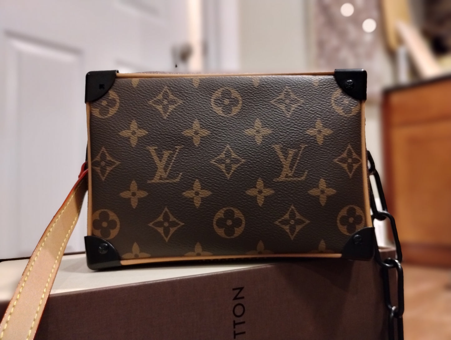 Louis Vuitton Mini Soft Trunk Crossbody - Brown & Black